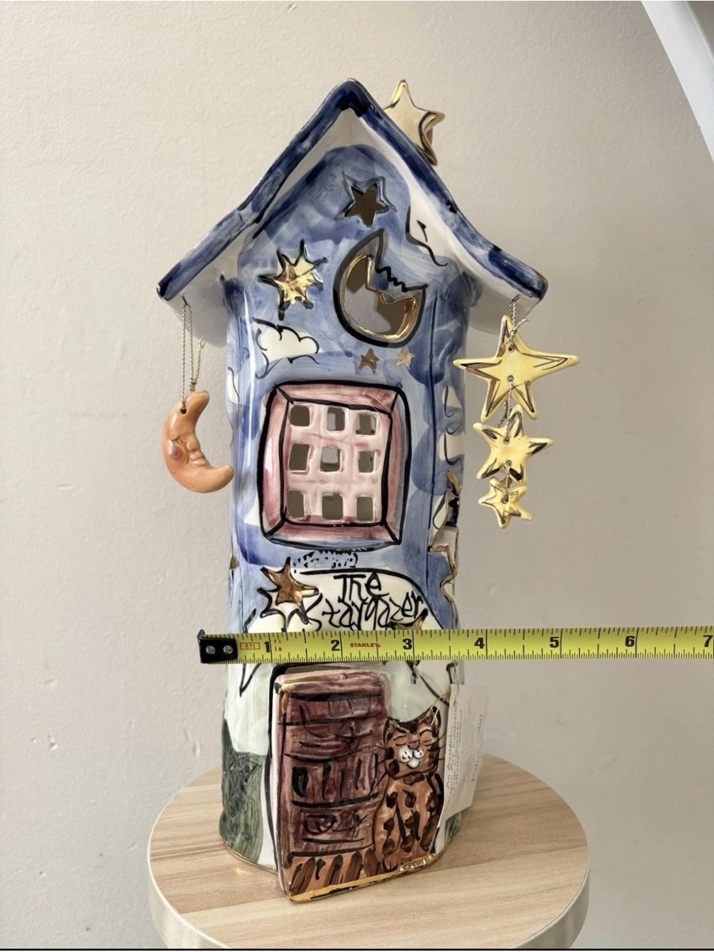 The Stargazer - Blue Sky Claysorks by Heather Goldminc Tea Light 2000 - Picture 13 of 13